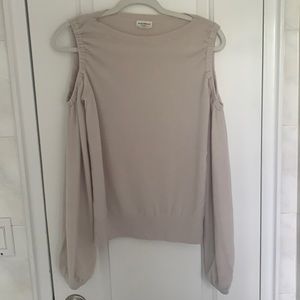 Club Monaco - Cashmere Cold shoulder Sweater